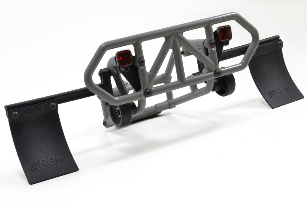 Pare-chocs arrière RPM pour Traxxas Slash 4x4 1/10 (gris)