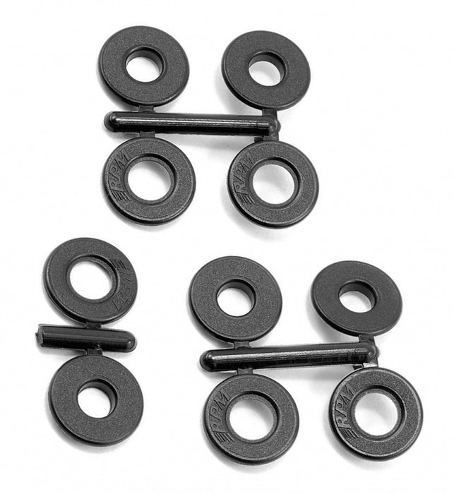 RPM 5PCS Karosserieschoner 6-mm-Stifte schwarze Karosseriestifte