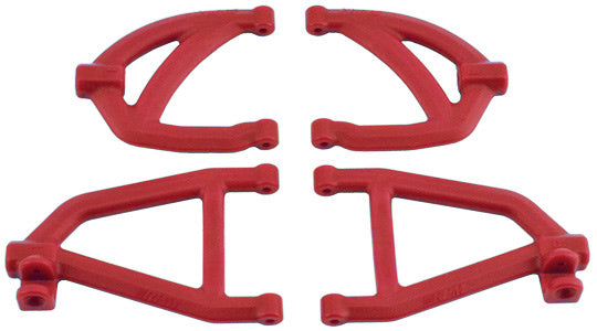 RPM Rear Suspension Arms for Traxxas E-Revo 1/16 (Red)