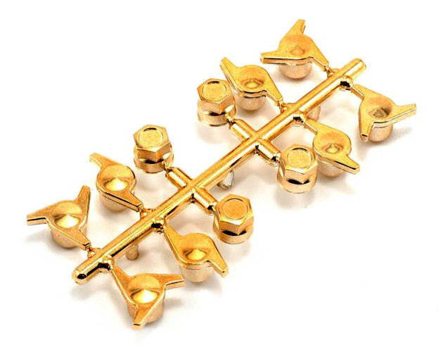 RPM 4mm Radmuttern & Zentralverschlüsse Set (Gold)