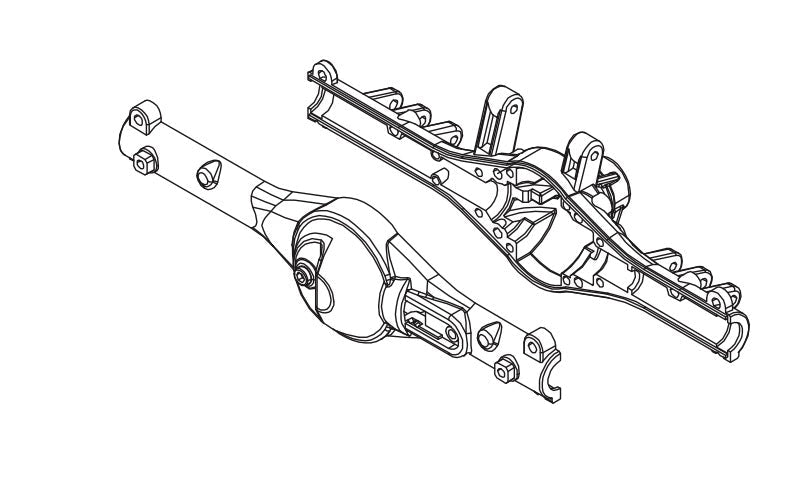 Hinterachswelle für Absima CR4.4 1/10