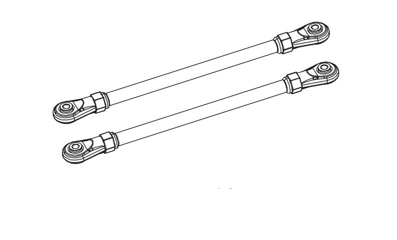 2PCS Liaison Arrière 83mm pour Absima CR4.4 1/10