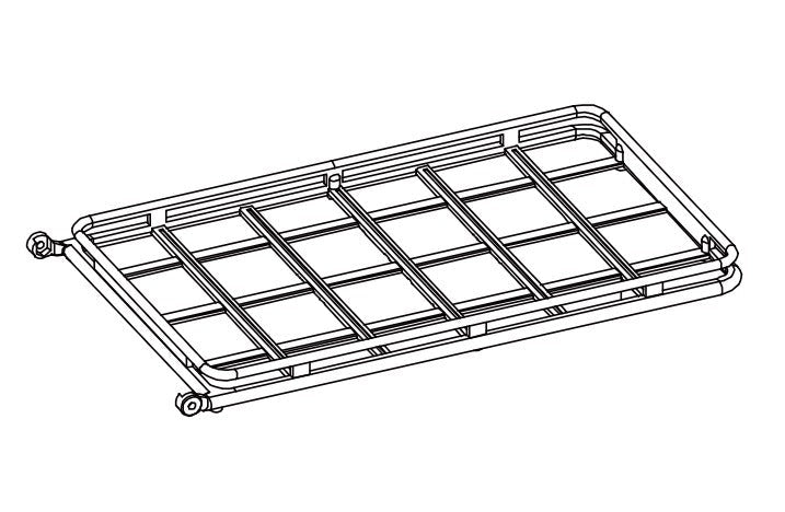Porte-bagages pour Absima CR4.4 Patrol 1/10
