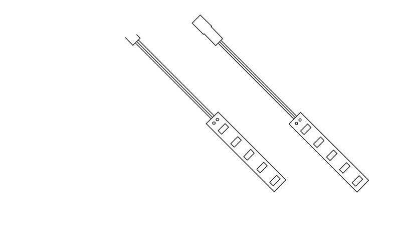 Plaque de lumière de toit pour Absima CR4.4 Wolf 1/10