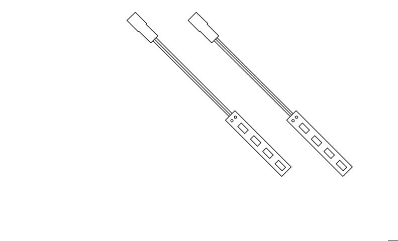 2PCS Running Light Board for Absima CR4.4 Wolf 1/10