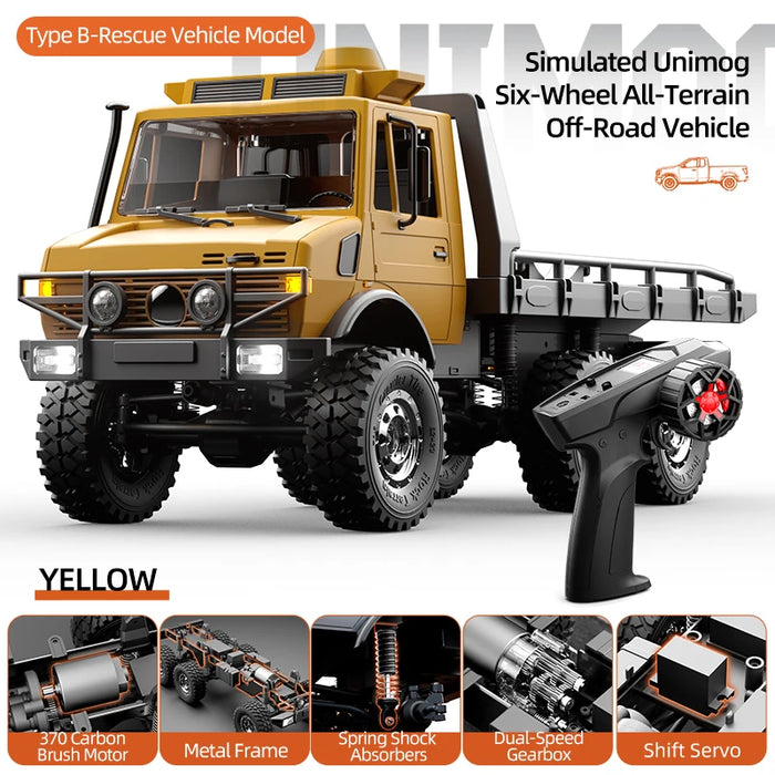 JJRC C8823 Staunch Unimog 6WD Truck 1/18 PNP