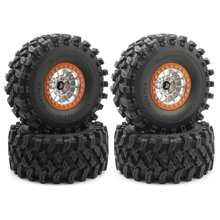 TxxRcss 4PCS 2.2" 136x55mm Beadlock Wheel Set 1/10 (Alu)