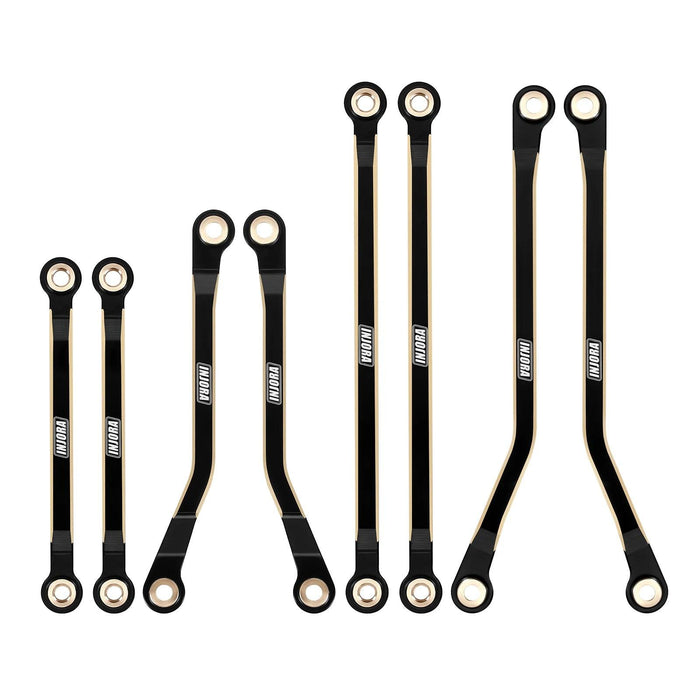 Ensemble de liens à haute garde au sol INJORA pour Traxxas TRX4M 1/18 (Messing)