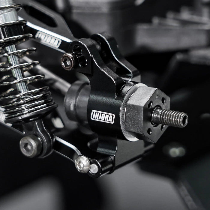 INJORA moyeux arrière pour Arrma Mojave Grom 1/16 (aluminium)