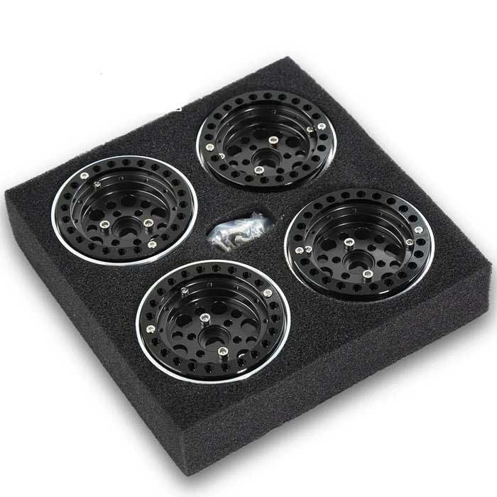 4PCS 1.9" 57x31mm 1/10 Crawler Beadlock Wheels (Metal)