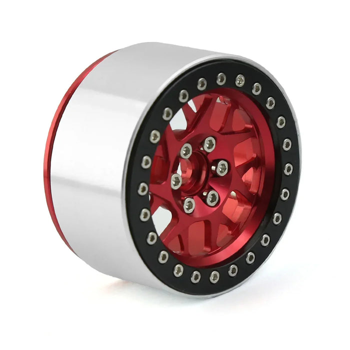 4PCS 2.2" 65x35mm 1/10 Crawler Beadlock Wheels Set (Metal)