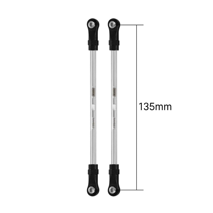 INJORA Builders Links with Rod Ends 1/10 (RVS)