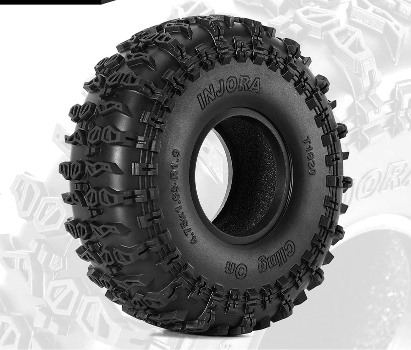 4PCS INJORA S5 1.9" 120x42mm 1/10 Crawler Tires