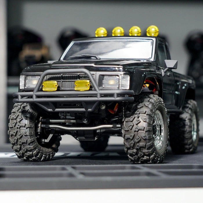 INJORA Ensemble de liens de garde au sol élevée et liens de direction pour HPI Venture18 1/18 (RVS)