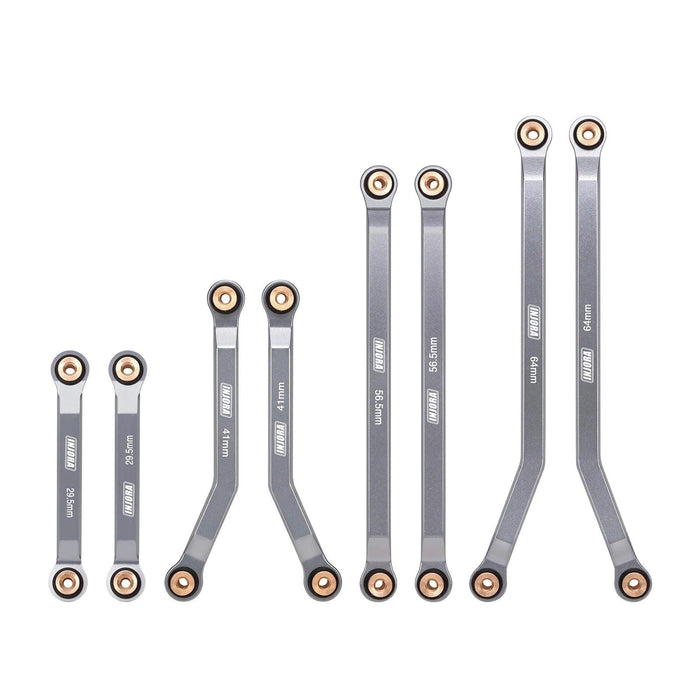 INJORA Ensemble de 4 liens à haute garde au sol pour Axial SCX24 GX470 1/24 (Aluminium)