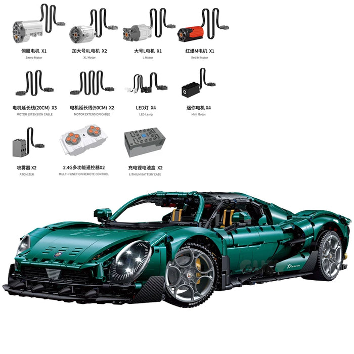 Guly 10621 Supercar 1/8 Blocs de construction (4208 pièces)