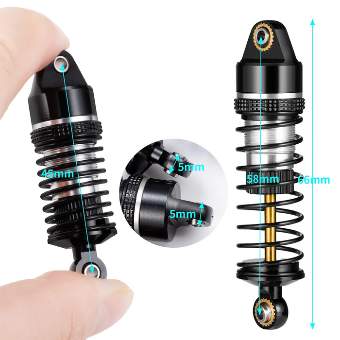 Front & Rear Shock Absorber for Arrma Grom 1/18 1/14 (AL)