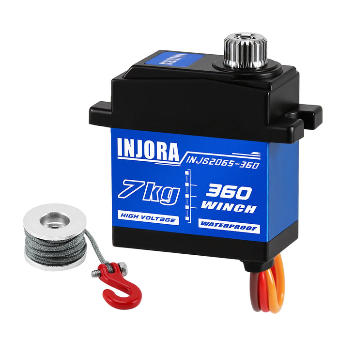 Kit de treuil servo et grue de remorquage pour Traxxas TRX4M 1/18 (Metaal)