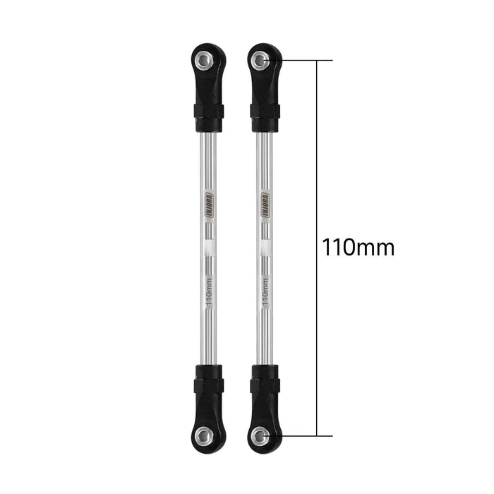 INJORA Builders Links with Rod Ends 1/10 (RVS)