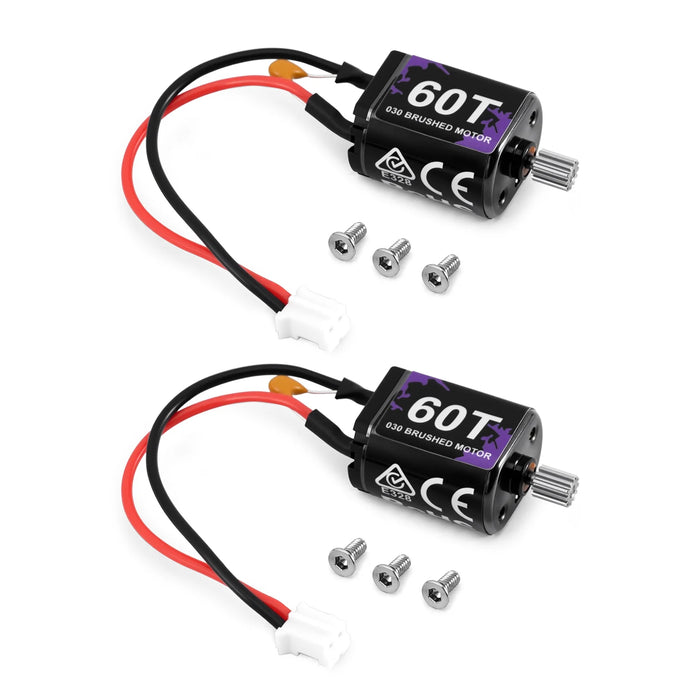 INJORA 2PCS 60T 030-Size Brushed Motor
