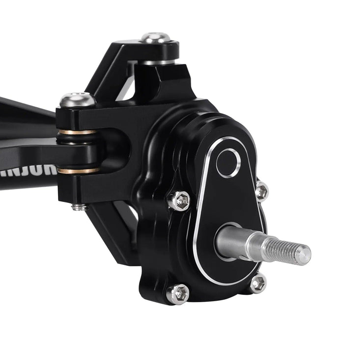 INJORA +5mm Diamond Portal Axles with Servo Mount & Links for Traxxas TRX4M 1/18