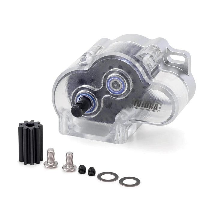 INJORA LCG Transmission Complete Gearbox with Cover for Axial SCX10 SCX10 II 1/10