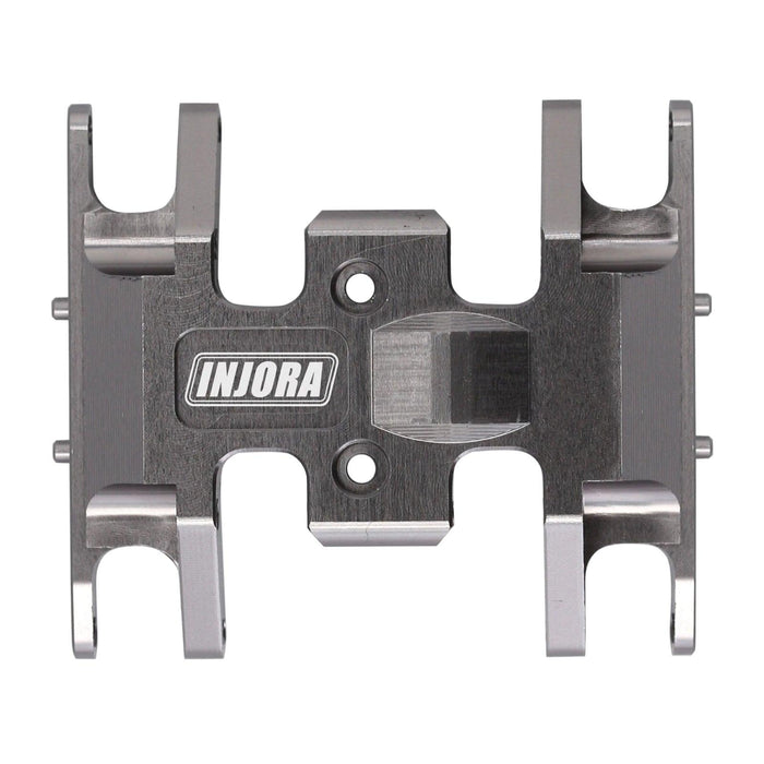 INJORA Skid Plate Transmission Mount for Axial SCX24 1/24 (Brass/Aluminum)