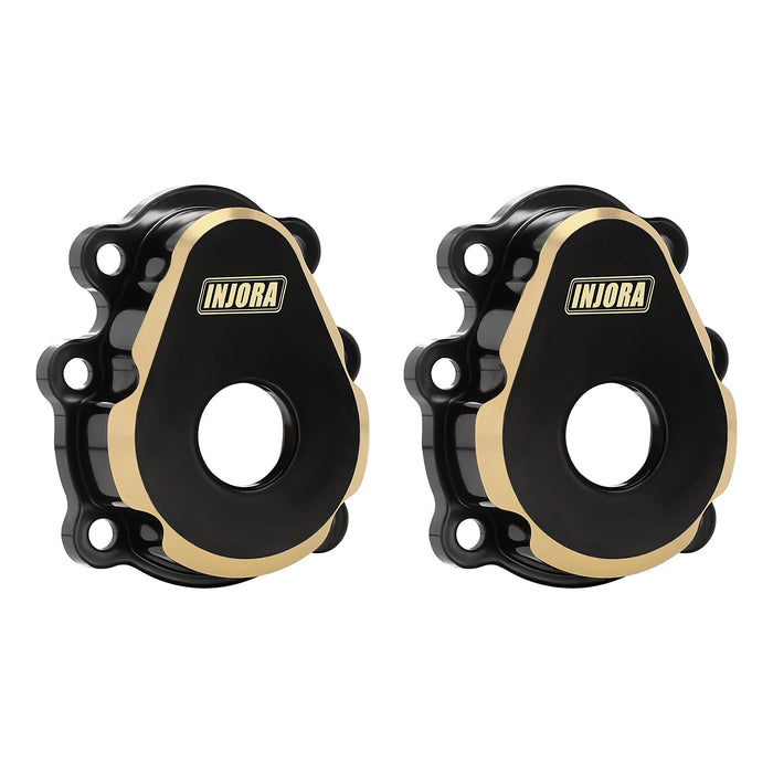 INJORA 31g Outer Portal Housing Axle Covers for FMS FCX10 1/10 (Messing)