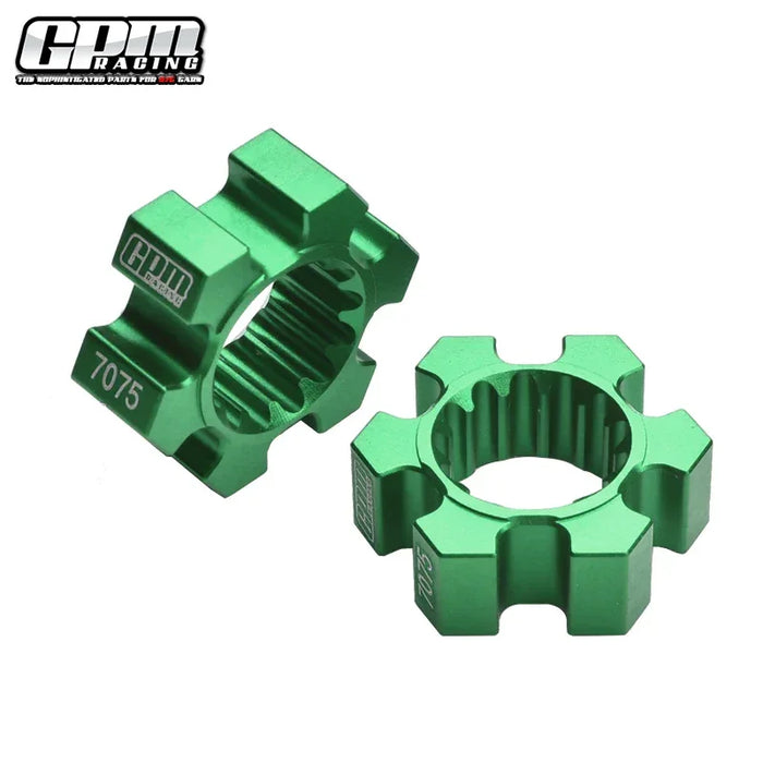 GPM Wheel Hex Hubs for Traxxas Funco 1/6 (Alu)