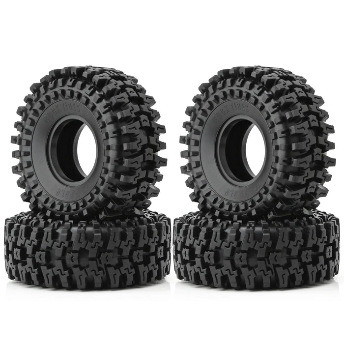 4PCS 1.9" 120x45mm 1/10 Crawler Tires (Rubber)