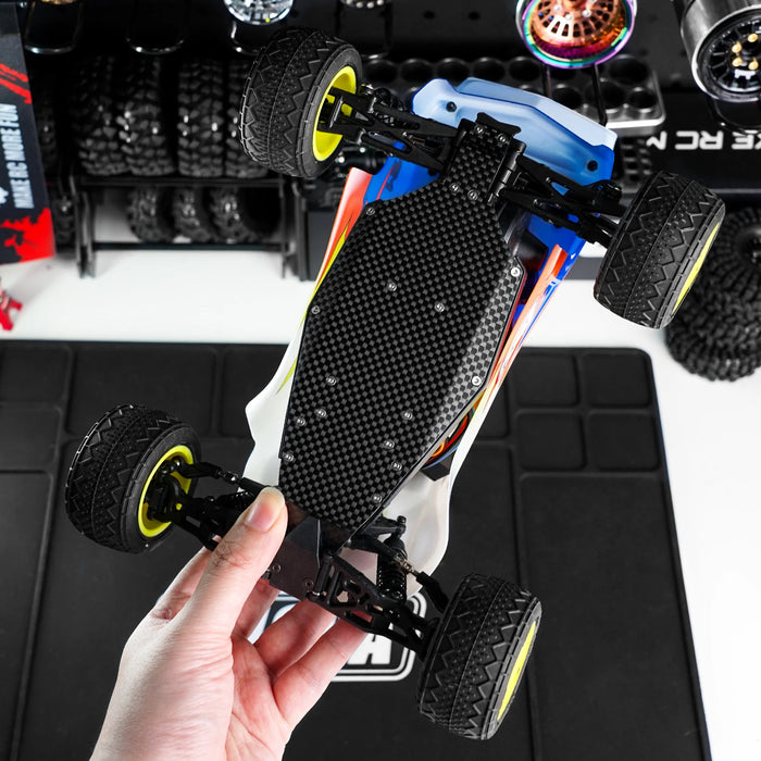 INJORA Chassis Plate for Losi Mini-T 1/18 (Koolstofvezel)
