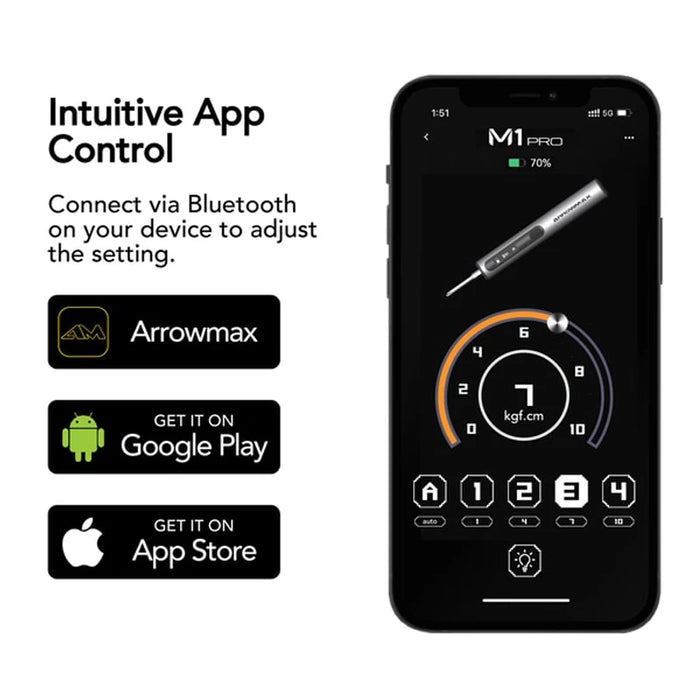 ARROWMAX M1 Pro Rechargeable Cordless Smart Electric Screwdrivers Set