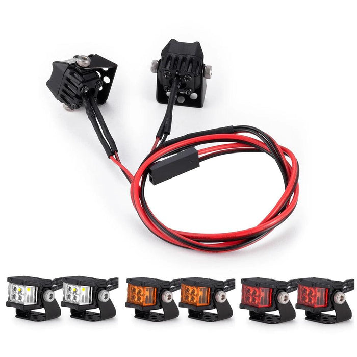 Simulation Led Light Spotlight Headlamp w/ Bracket 1/10