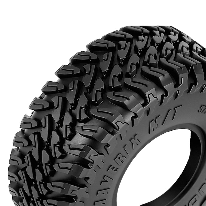 INJORA 4PCS 1.0" 57x22mm MAVERIX M/T Crawler Tires 1/18 1/24