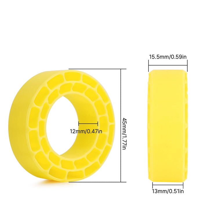 INJORA 4PCS 1.0" 52mm Tire Silicone Rubber Inserts