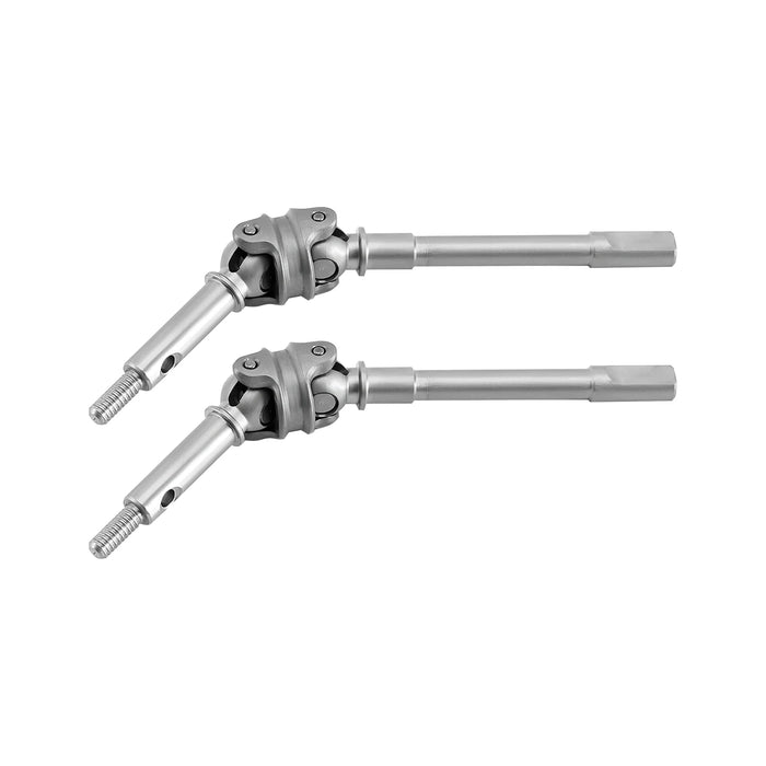 Arbres à double joint de +4mm pour Axial SCX24 1/24 (Métal)