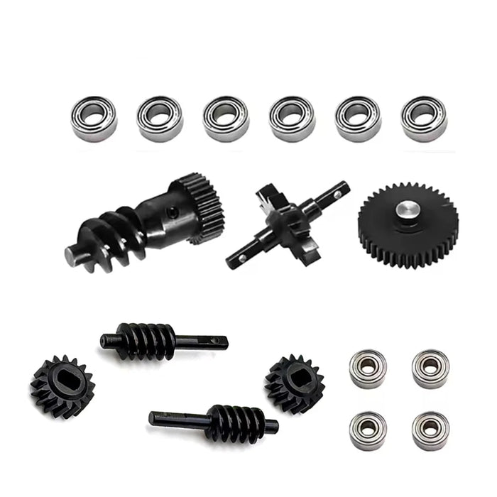 Gearbox & Axle Gear w/ Bearings Set for Axial SCX30 1/30 (Staal)