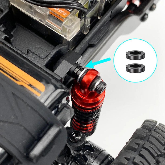 4PCS Shock Absorbers for FMS LC80 1/18 (Aluminium)