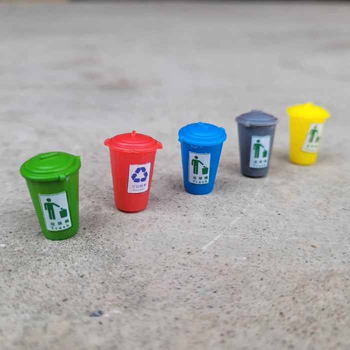 Mini Trash Bins 1/87/160 HO/N