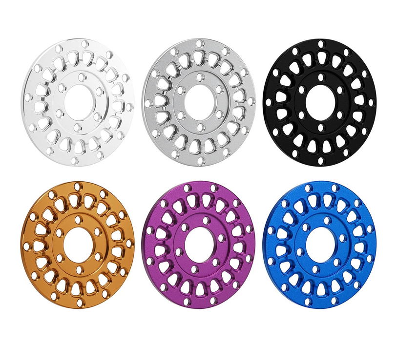 4 Stück 1,0" ModuWheel Radabdeckungen (Alu)