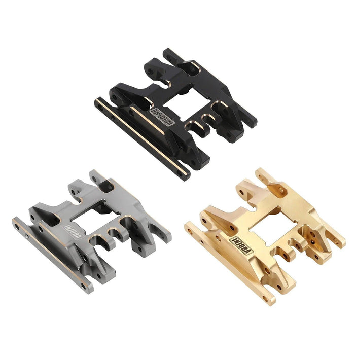 INJORA Skid Plate Transmission Mount for Traxxas TRX4M 1/18 (Brass)