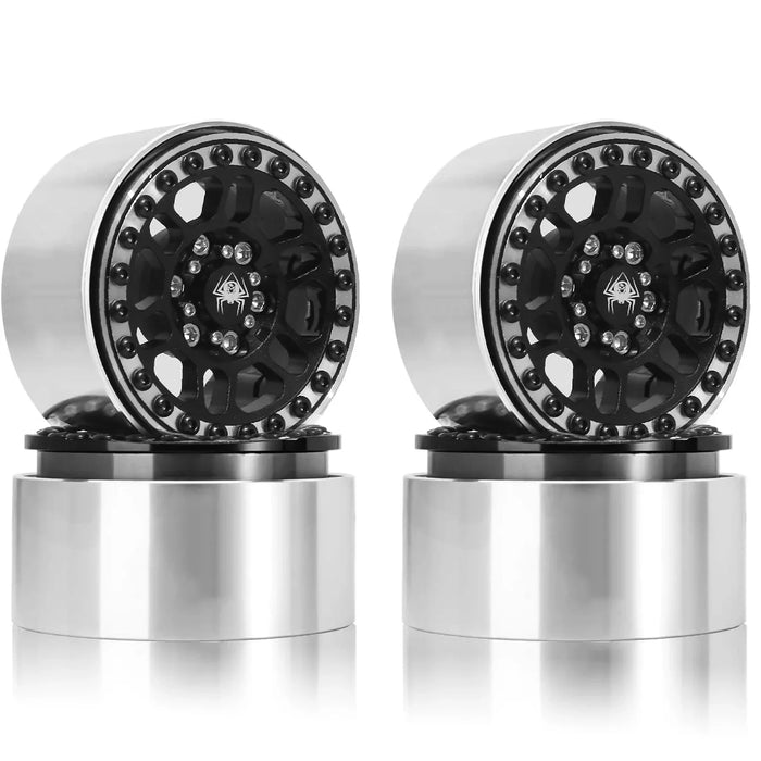 4PCS 1.9" 52x31mm 1/10 Crawler Beadlock Wheels (Metal)