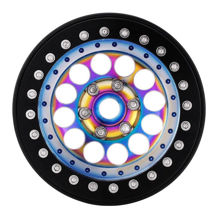 4PCS INJORA 2.2" 61x35mm 1/10 Crawler Beadlock Wheels