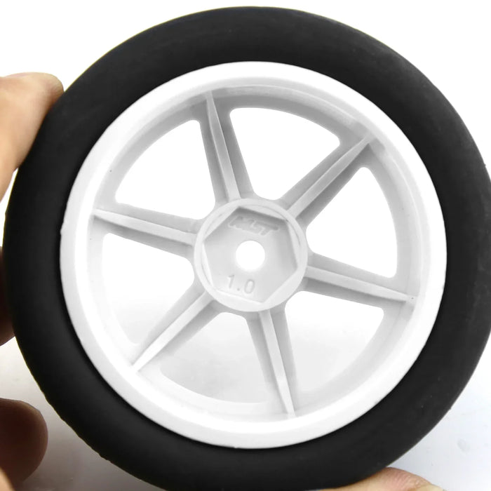 4PCS 68x27mm 1/10 Touring Drift Wheels Set (Plastic, Rubber)