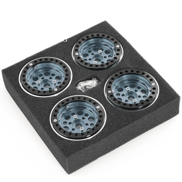 4PCS 1.9" 57x31mm 1/10 Crawler Beadlock Wheels (Metal)