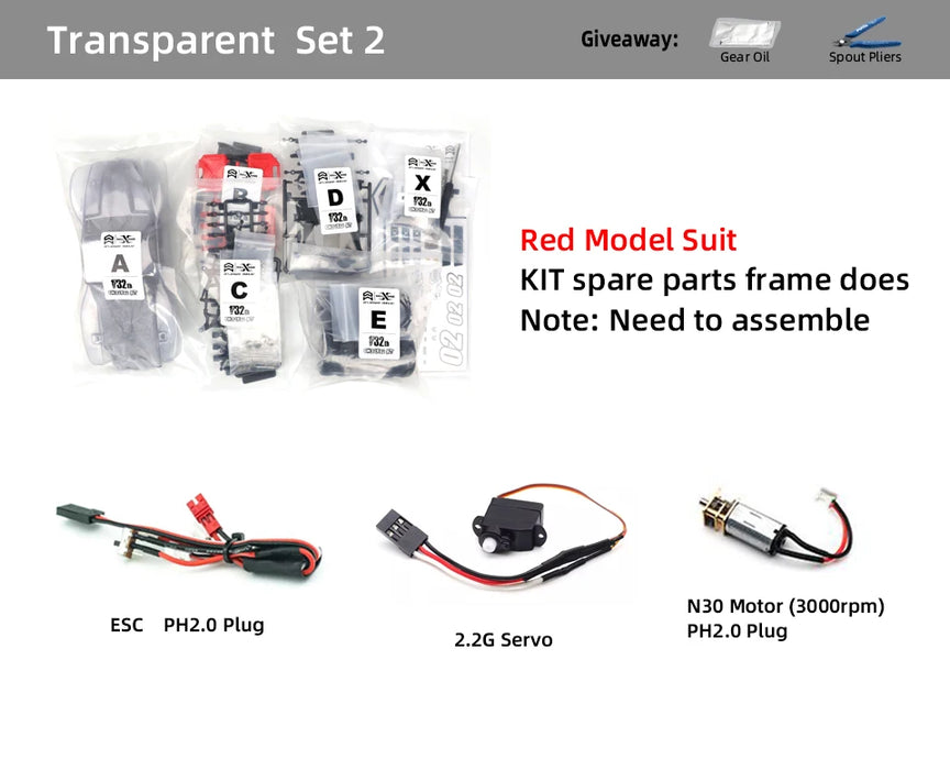 Orlandoo Hunter OH32X02 1/32 RWD Short Course KIT
