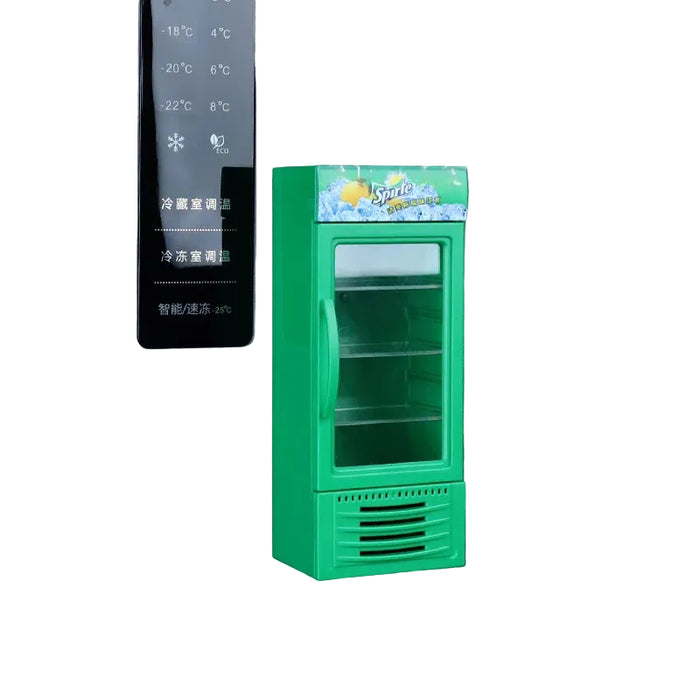 Mini Simulation Cola Refrigerator Model Decoration 1/10