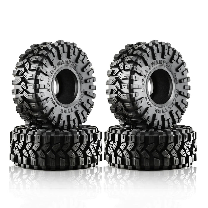4PCS 1.9" 120x48mm 1/10 Crawler Tires (Rubber)