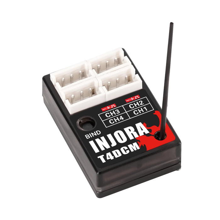 INJORA T6M 2.4GHz Micro Transmitter w/ Compact Receiver T4DCM 1/30 1/24 1/18