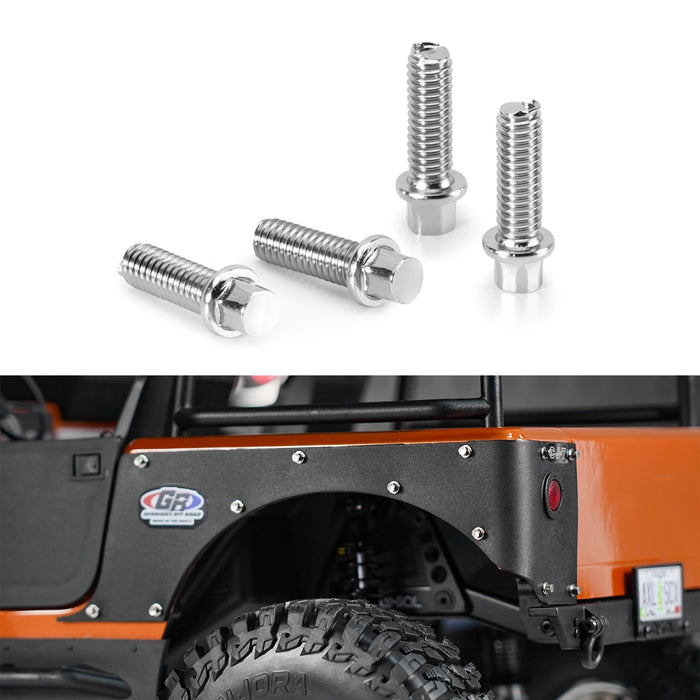 INJORA 28PCS Rear Corner Screws for Axial SCX10 III CJ-7 1/10